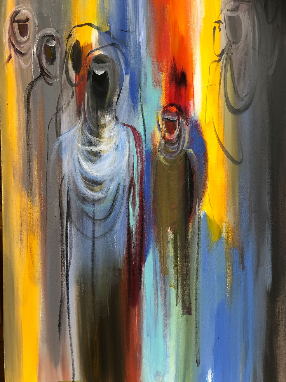WE WANT TO STUDY... /120X80/ cm