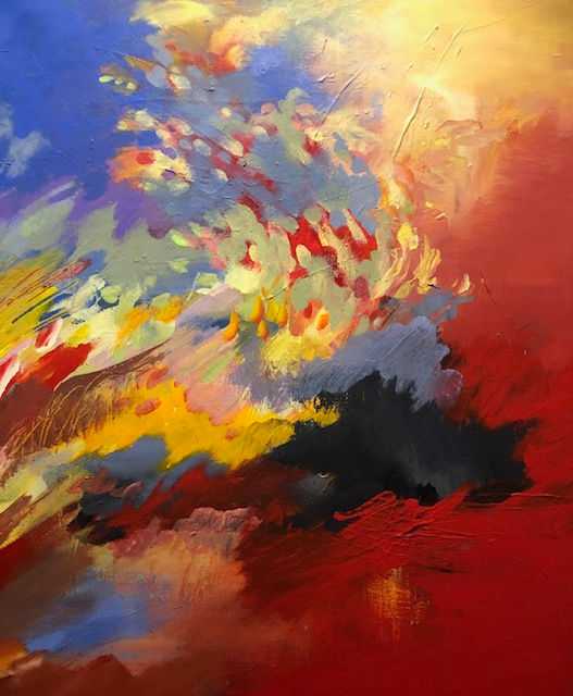 EXPLOSION OF PASSIONS /90x65/ cm