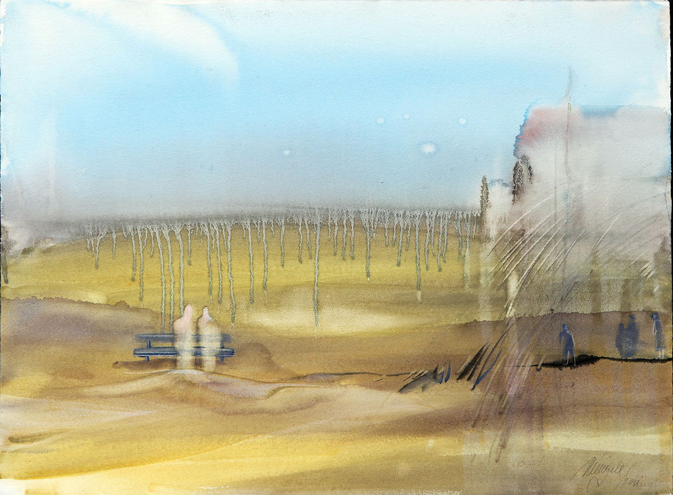 MEMORIES OF SILENCE /55X75/ cm