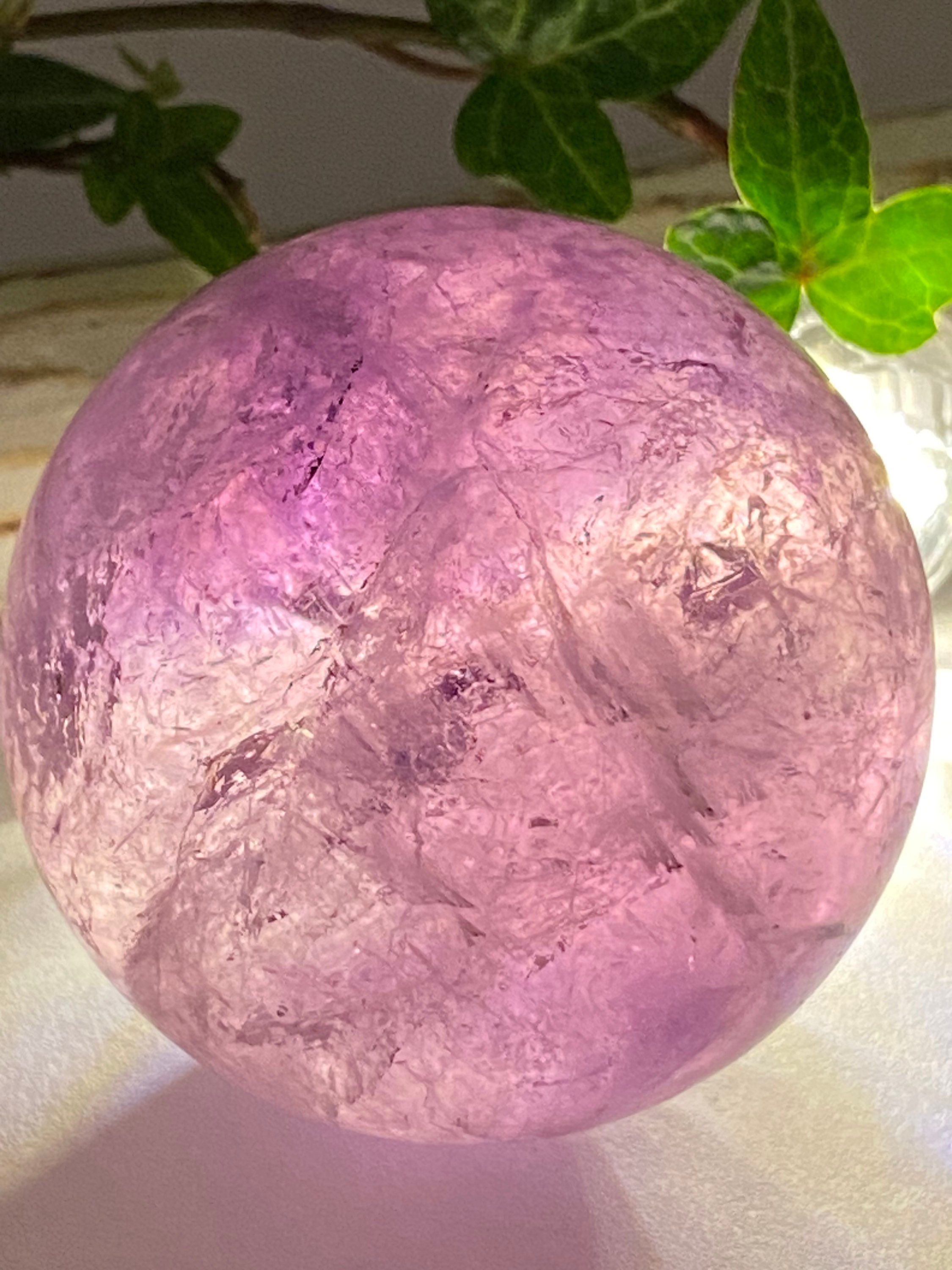 Amethyst sphere.