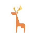 クリスマスのトナカイ