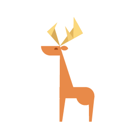 クリスマスのトナカイ