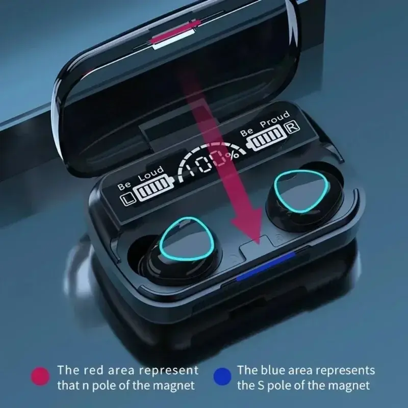 Miniatura: M10 Wireless Headphone Bluetooth Earphones Waterproof Earpieces Sport Earbuds Fo