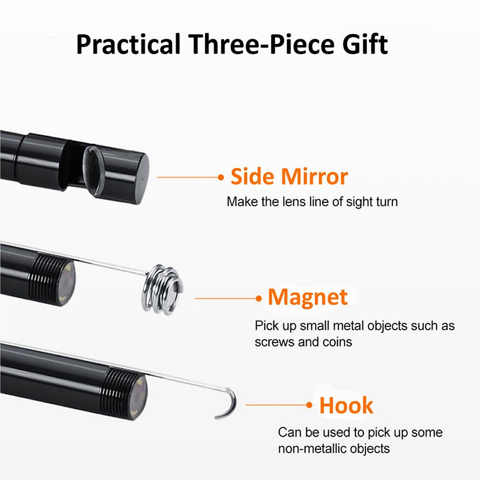 Miniatura: 7.0MM TYPE-C Endoscope Camera IP67 Waterproof 6 LEDs Adjustable USB Android Flex