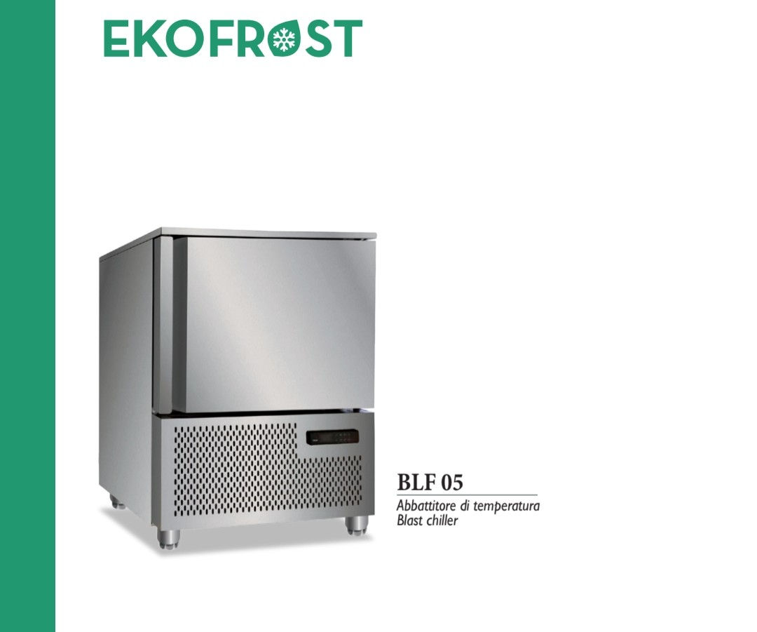 Abbattitore di temperatura 5 teglie gn 1/1