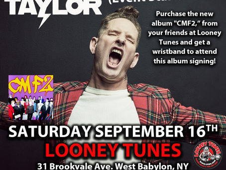 Corey Taylor Album Signing: Sept 16th, 2023