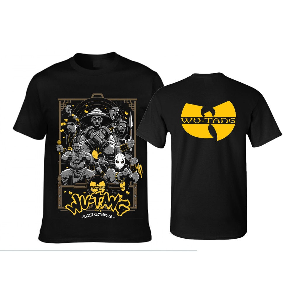 Camiseta Wu-Tang Clan Premium – Design Clássico Hip-Hop, Modelagem Oversized