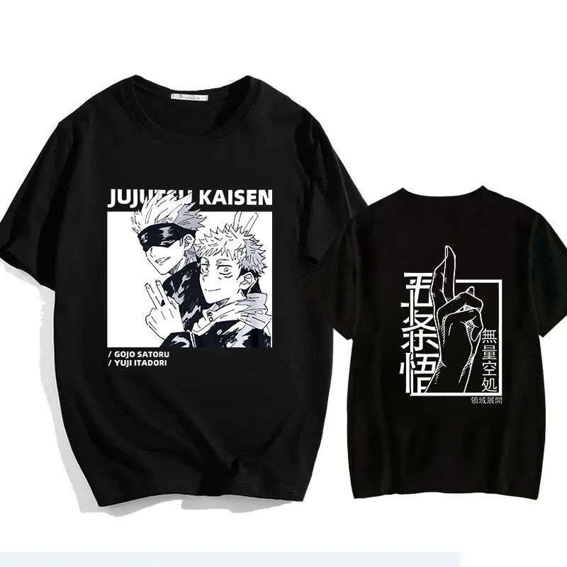 Miniatura: Camiseta Gojo Jujutsu Kaisen – Unissex, Estampa Anime e Manga Curta Casual