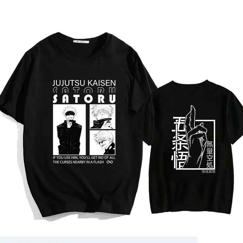 Miniatura: Camiseta Gojo Jujutsu Kaisen – Unissex, Estampa Anime e Manga Curta Casual