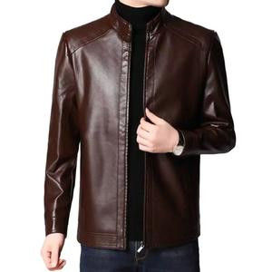 Thumbnail: Motorcycle Men Fall Jacket Stylish Protective Men'S Faux Leather Motorcycle