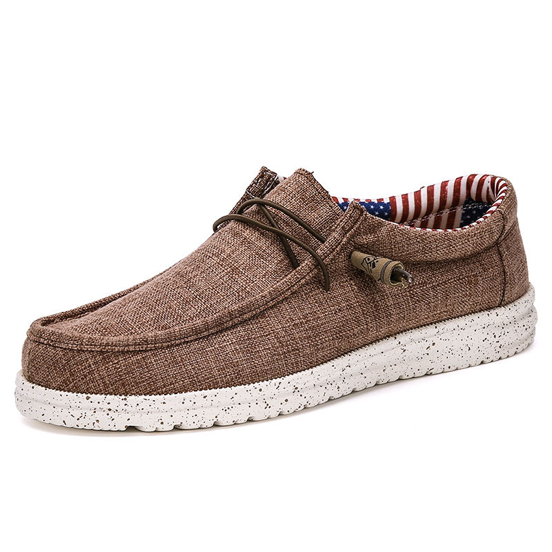 Thumbnail: Luxury Brand Summer Men Canvas Shoes Casual Dude Shoes Alpargatas Hombre 
