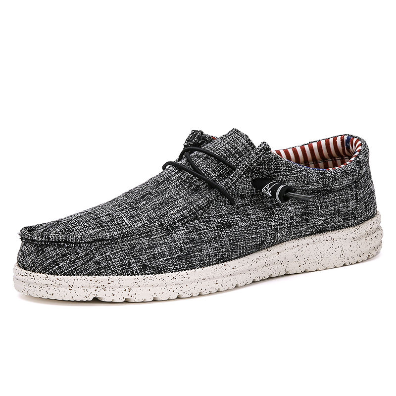 Thumbnail: Luxury Brand Summer Men Canvas Shoes Casual Dude Shoes Alpargatas Hombre 