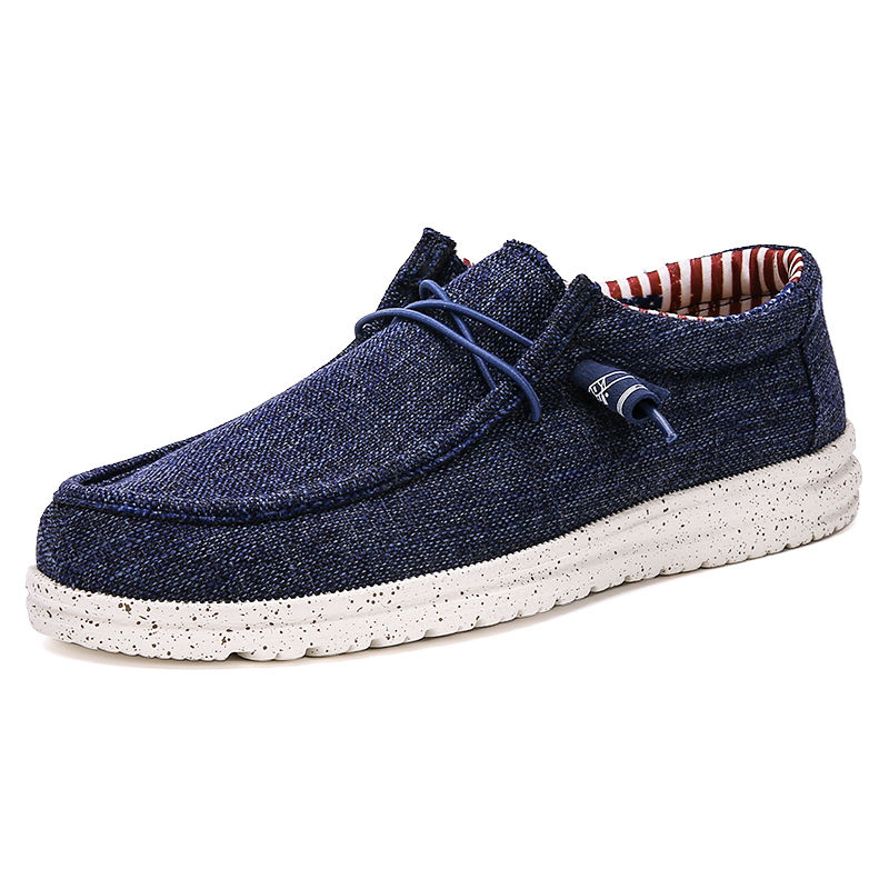 Thumbnail: Luxury Brand Summer Men Canvas Shoes Casual Dude Shoes Alpargatas Hombre 