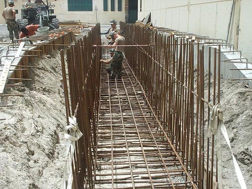 Building in Morocco, Africa military veteran