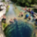 swimming at jacobs well in wiberley tx with hiking trails and beautiful scenery 