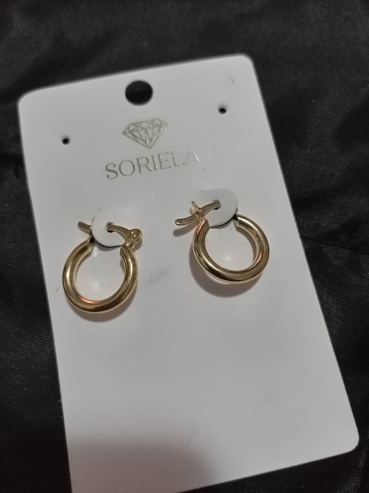 Brinco argola banhado a ouro