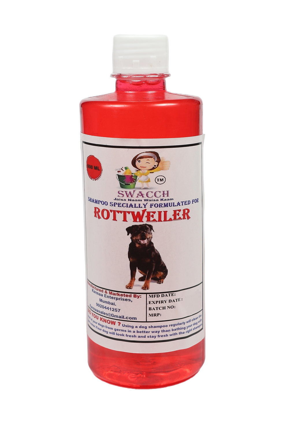 Thumbnail: Swacch Rottweiler Dog Shampoo