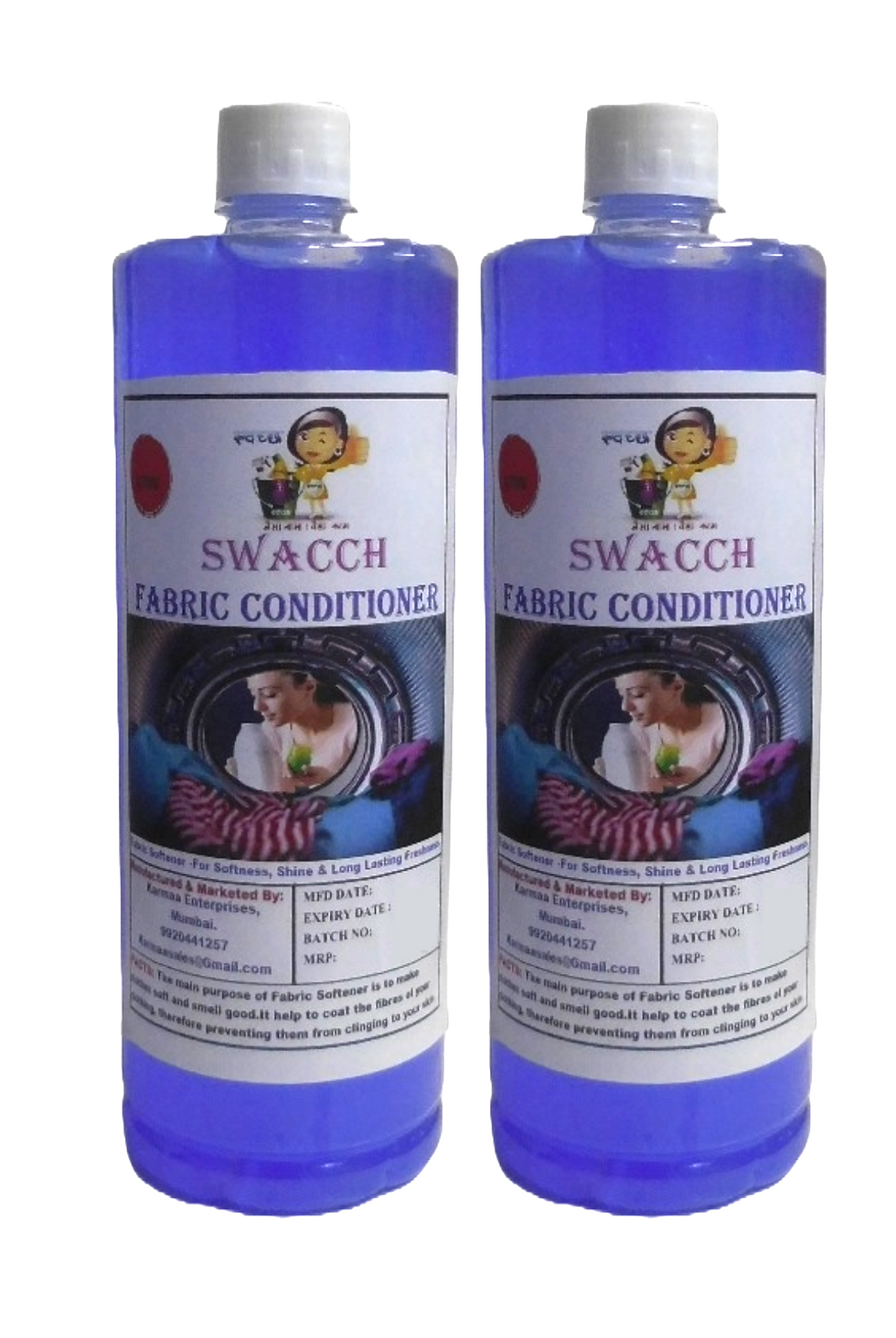 Thumbnail: Swacch Fabric Conditioner 500ml & 1 Litre Combo
