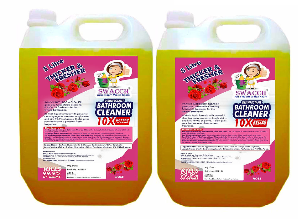 Thumbnail: swacch Bathroom Cleaner I Bathroom Surface Cleaning 5 Litre & 10 Litre