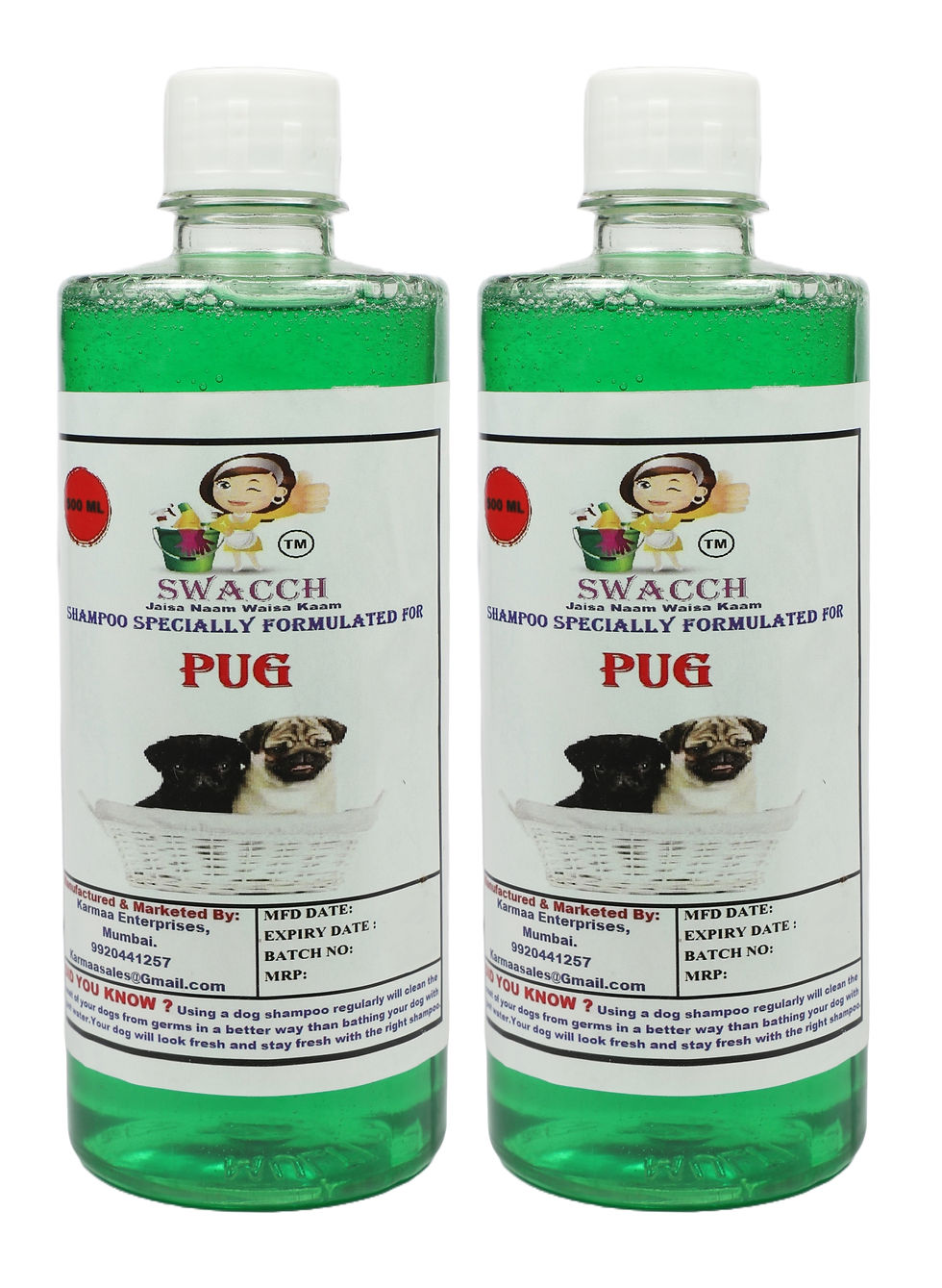 Thumbnail: Swacch Pug Dog Shampoo