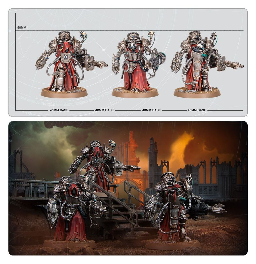 Миниатюра: Набір мініатюр THE HORUS HERESY: MECHANICUM - MYRMIDON DESTRUCTOR HOSTН