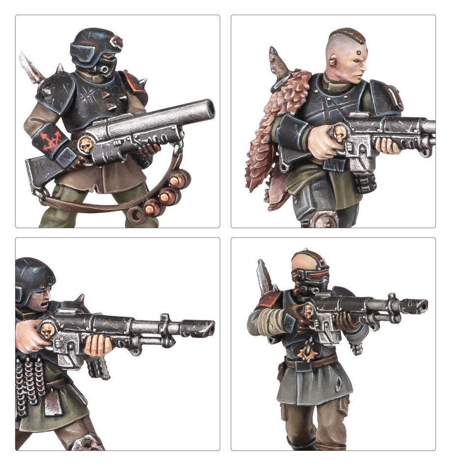 Миниатюра: Набір мініатюр GW CSM: TRAITOR GUARDSMEN SQUAD