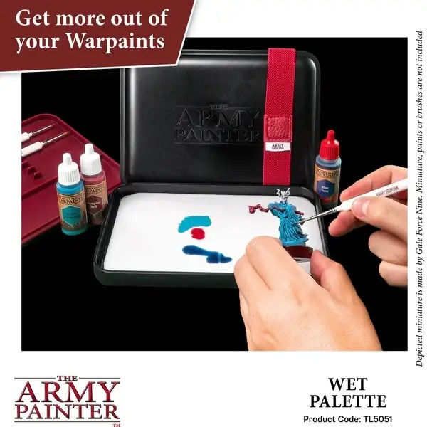 Прев'ю: Волога палітра для акрилових фарб The Army Painter: Wet Palette