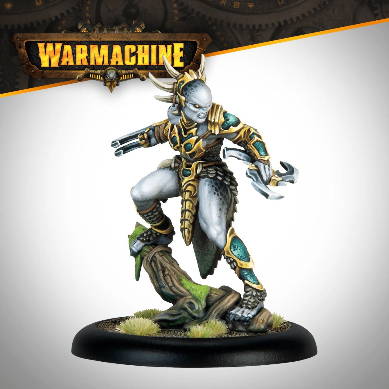 Мініатюра Warmachine: Nissak, Totem Huntress Champion