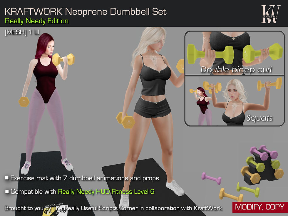 Neoprene Dumbbell Set Main ad