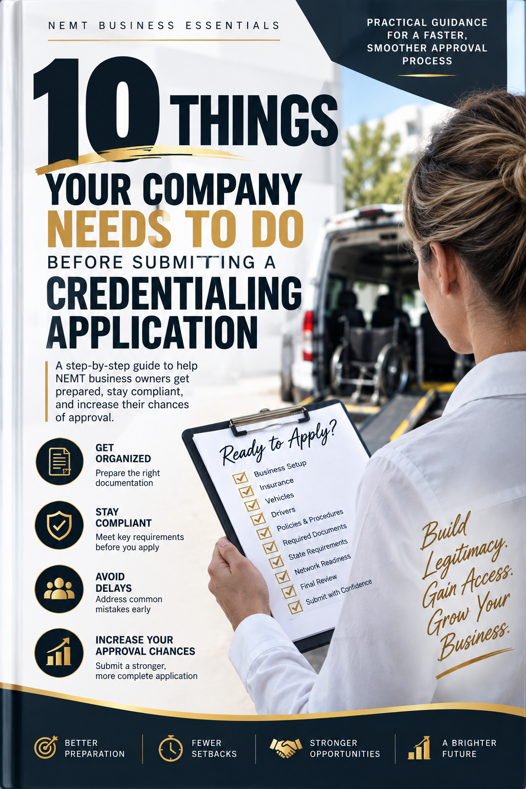 Top 10 Things Your NEMT Company Must Do Before Submitting a Credentialing App