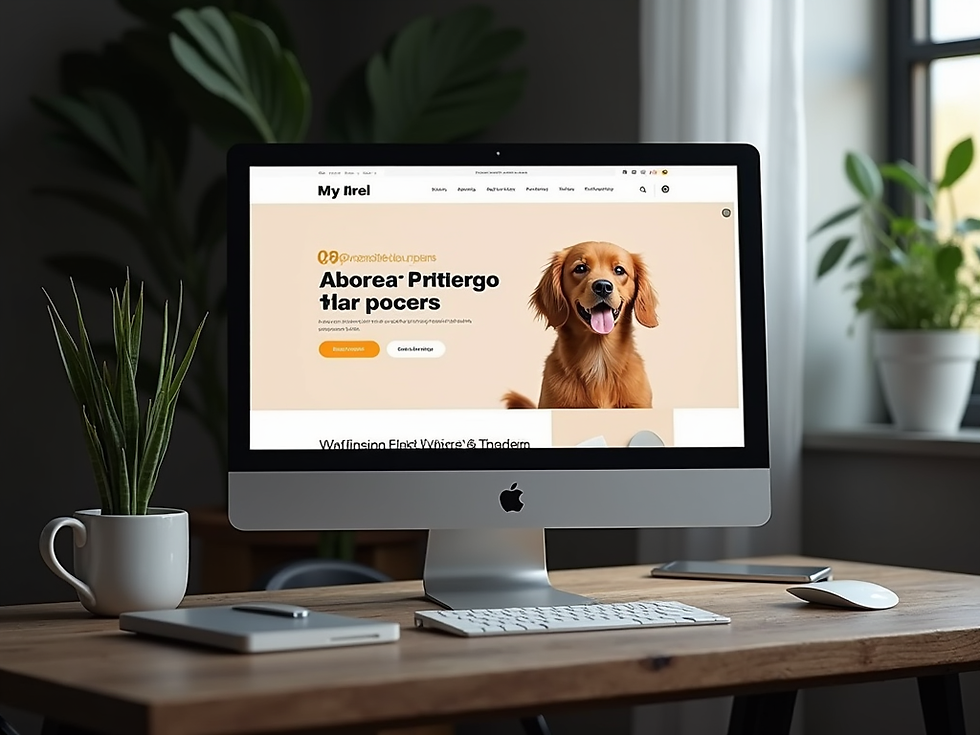 Medical website design example for a healthcare business