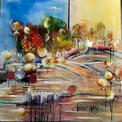 Une des oeuvres présentées au Symposium Gatineau en Couleurs 2025