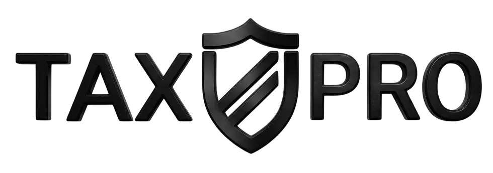 Digital graphic design showing a stylized shield icon featuring two diagonal stripes, positioned between letters. The logo has a dark, metallic texture against a solid black background.
