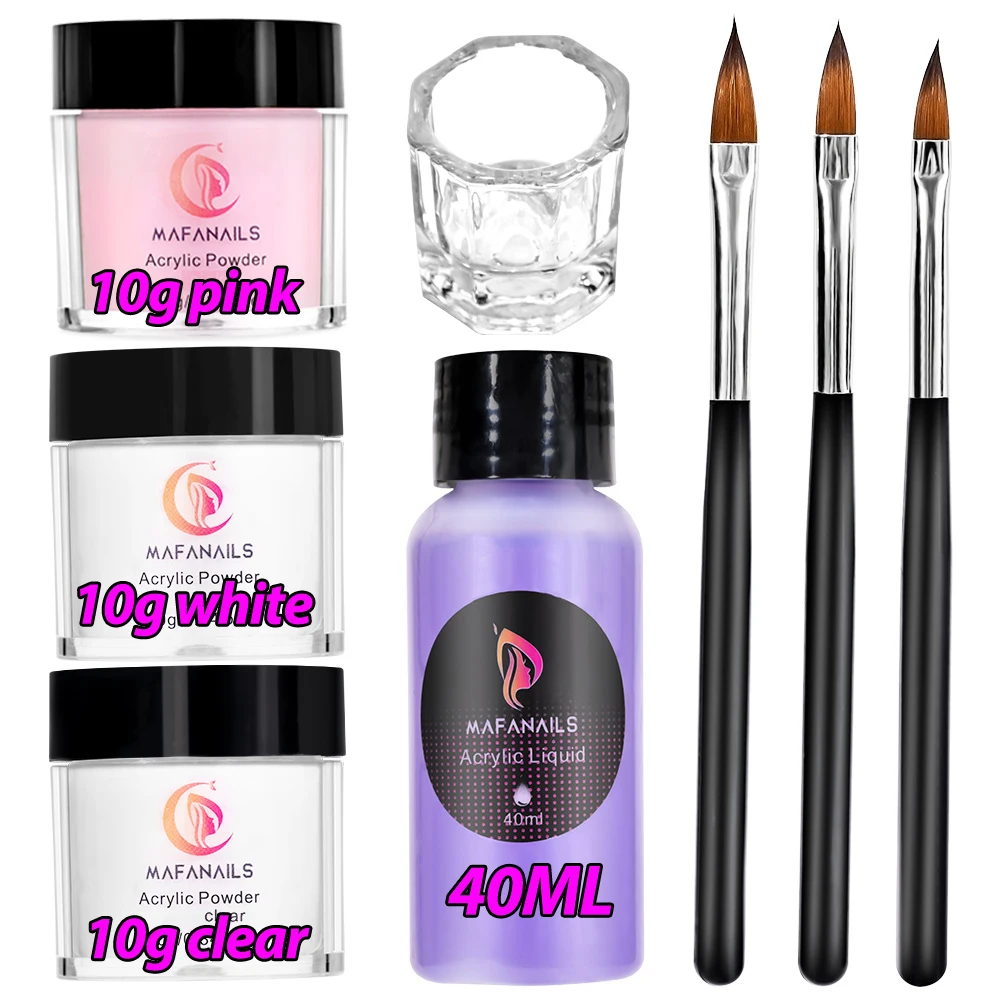 Acrylic Nail Kit Acrylic Powder and Professional Liquid Monomer Acrylic Nail Too