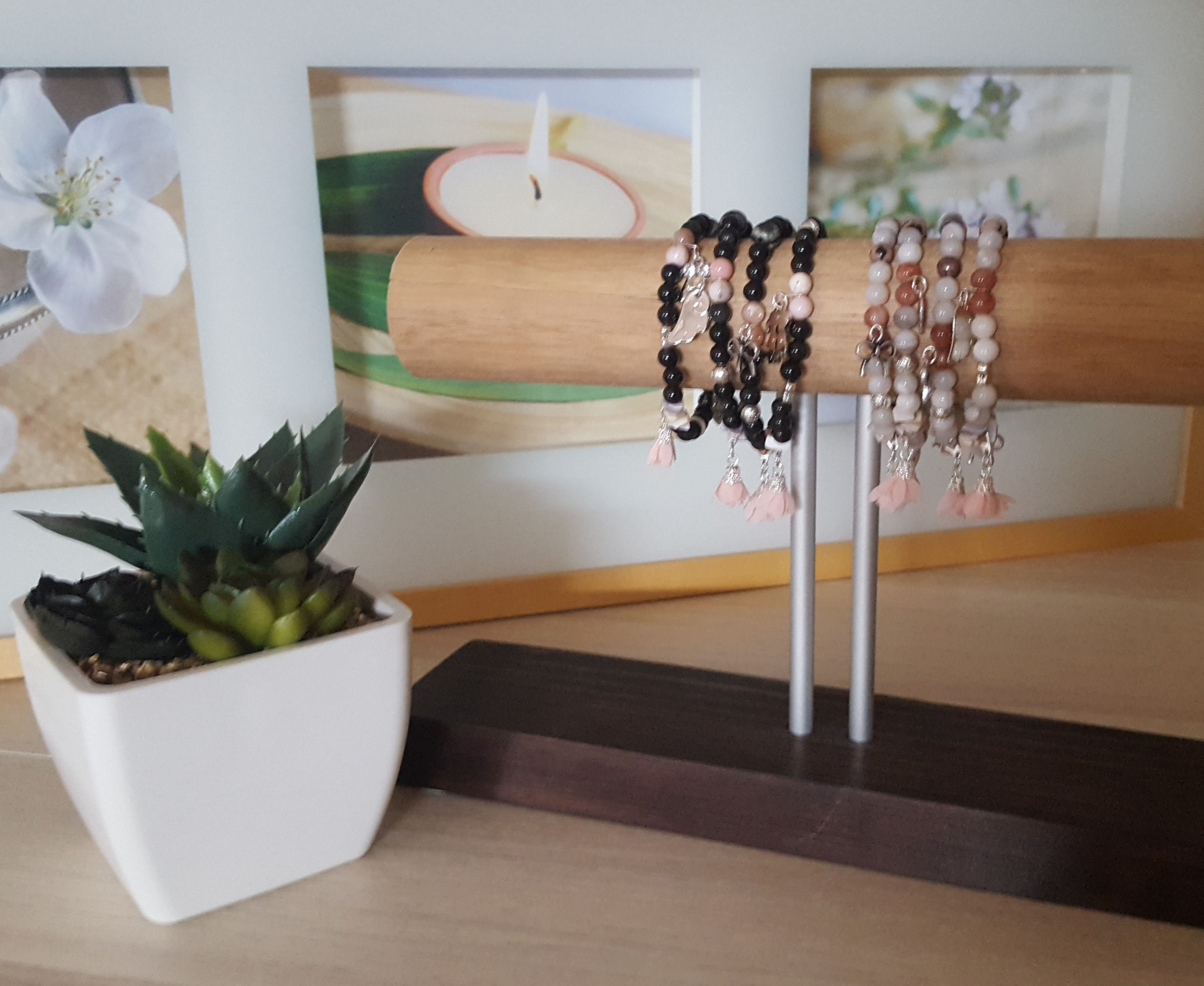 2 BRACELETS Pearls | White + Black