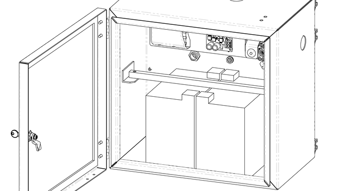 Battery and Control Cabinet (VAS-SLA)