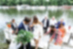 greenery bouquet wedding River Thames