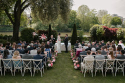 Garden ceremony Bingham Riverhouse