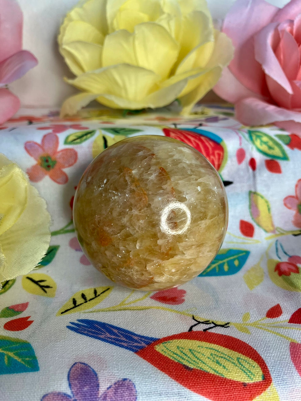 Carribean Honey Calcite Sphere