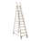 Miniatura: ESCALERA DE ALUMINIO CON PLATAFORMA CUPRUM 570-10N - 3.66M DE ALTURA Y 225KG