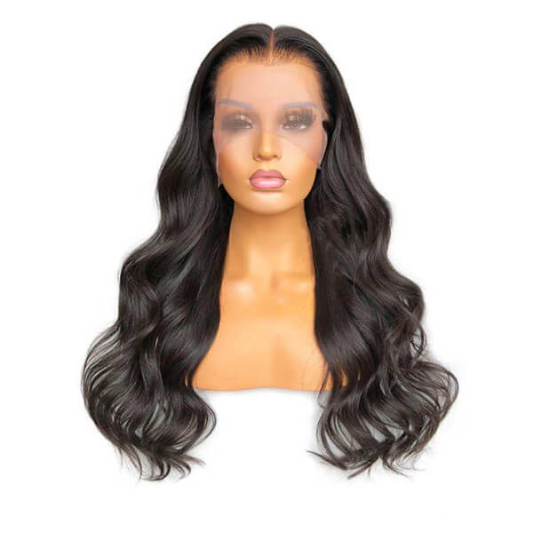 Thumbnail: Glamorous Body Wave 13x4 Lace Front Wig | Premium Human Hair