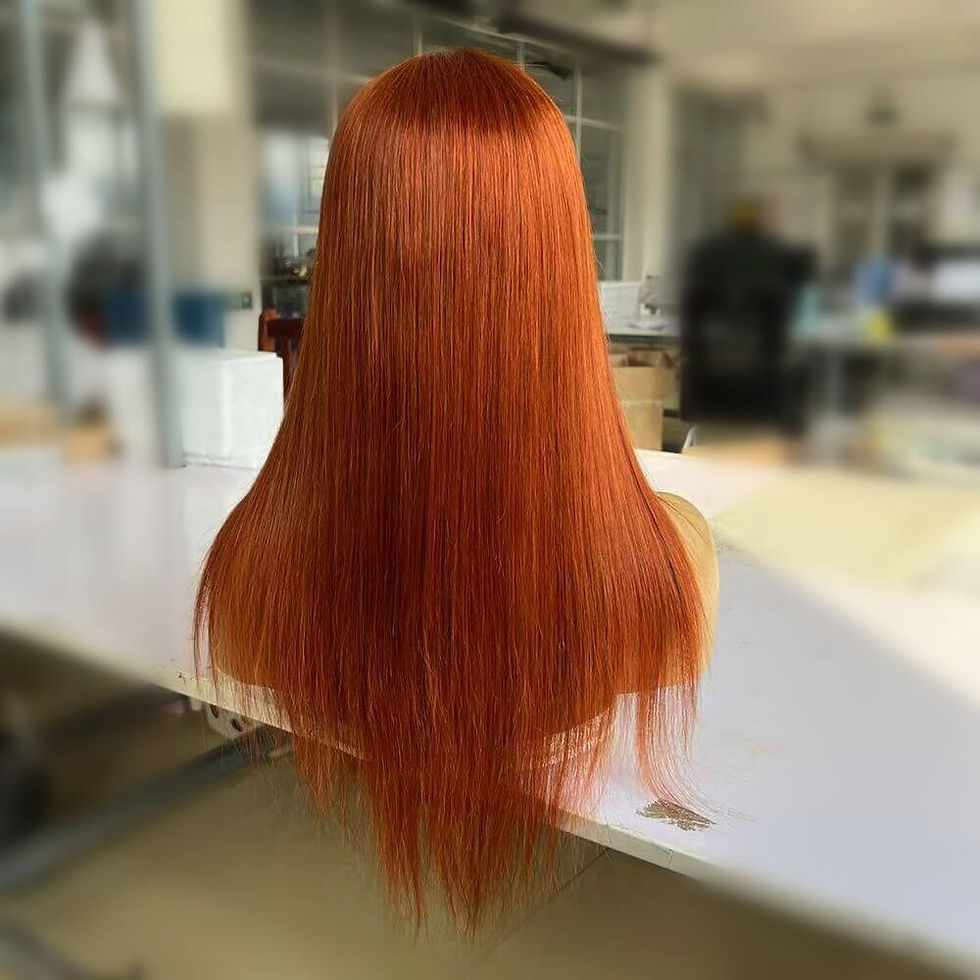 Thumbnail: Fiery Ginger 350 Body Wave 13x4 Lace Front Wig | Premium Human Hair
