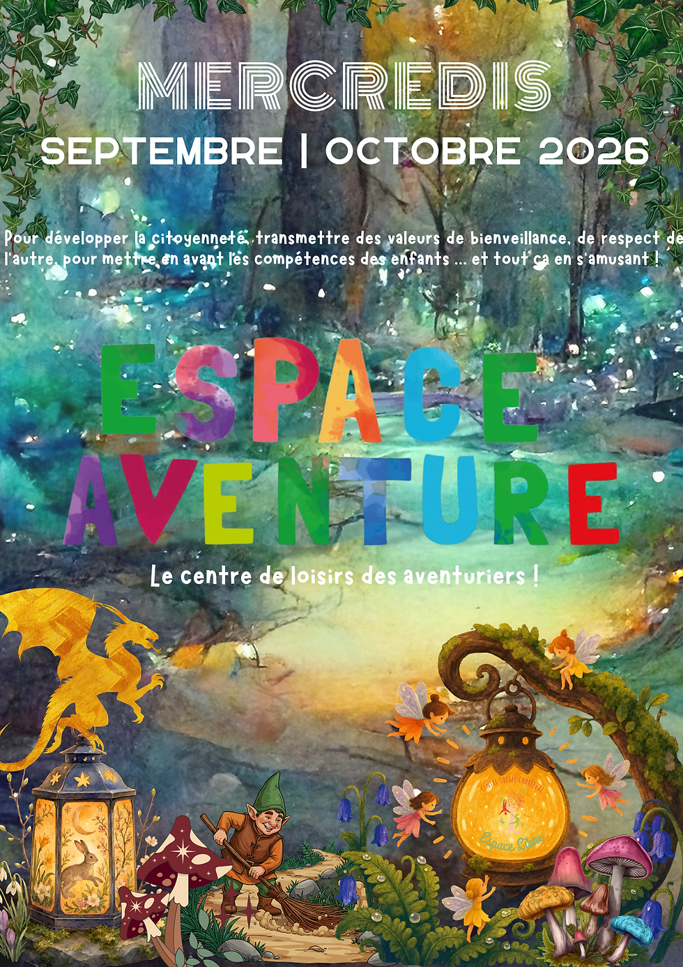 Programme Espace Aventure MERCREDIS - Sept/Oct 2026