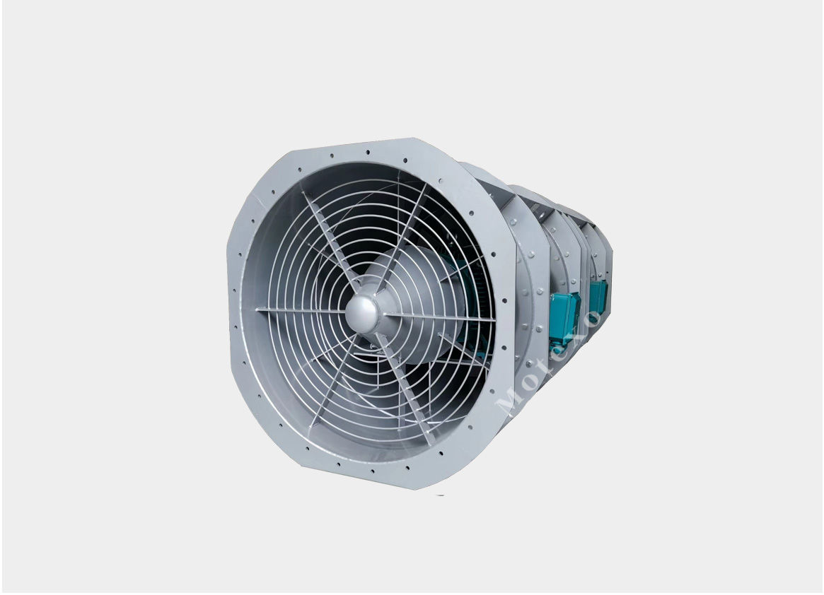 Reversible Tunnel Fan with Silencers