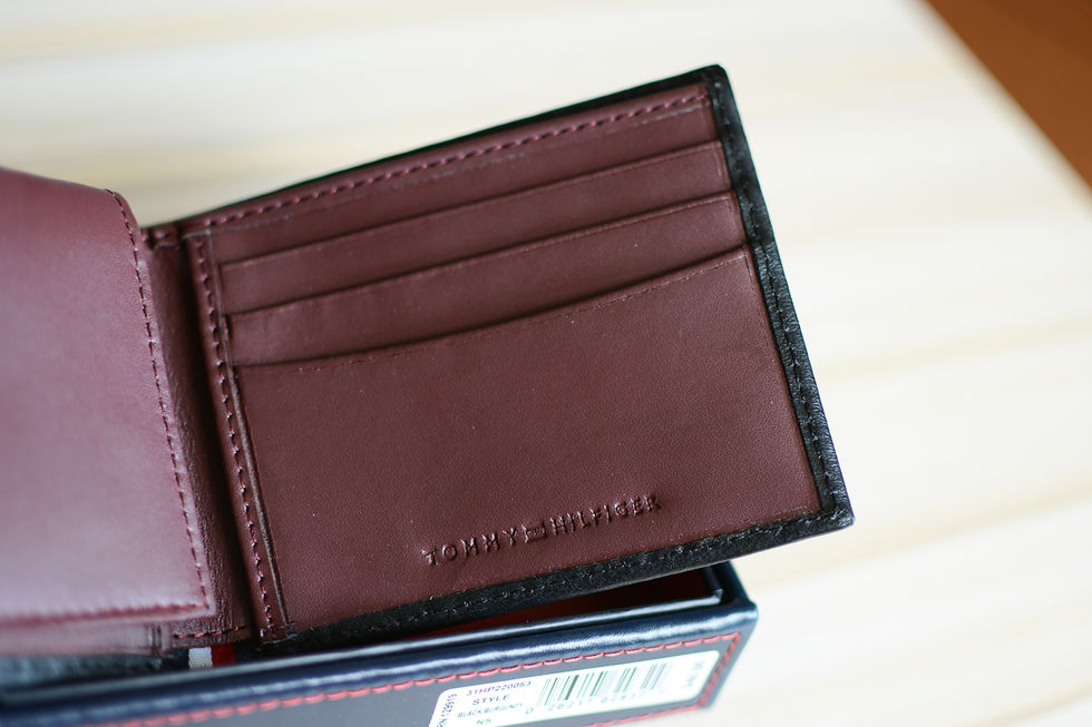 縮圖：Tommy Hilfiger Logo Leather Wallet with RFID