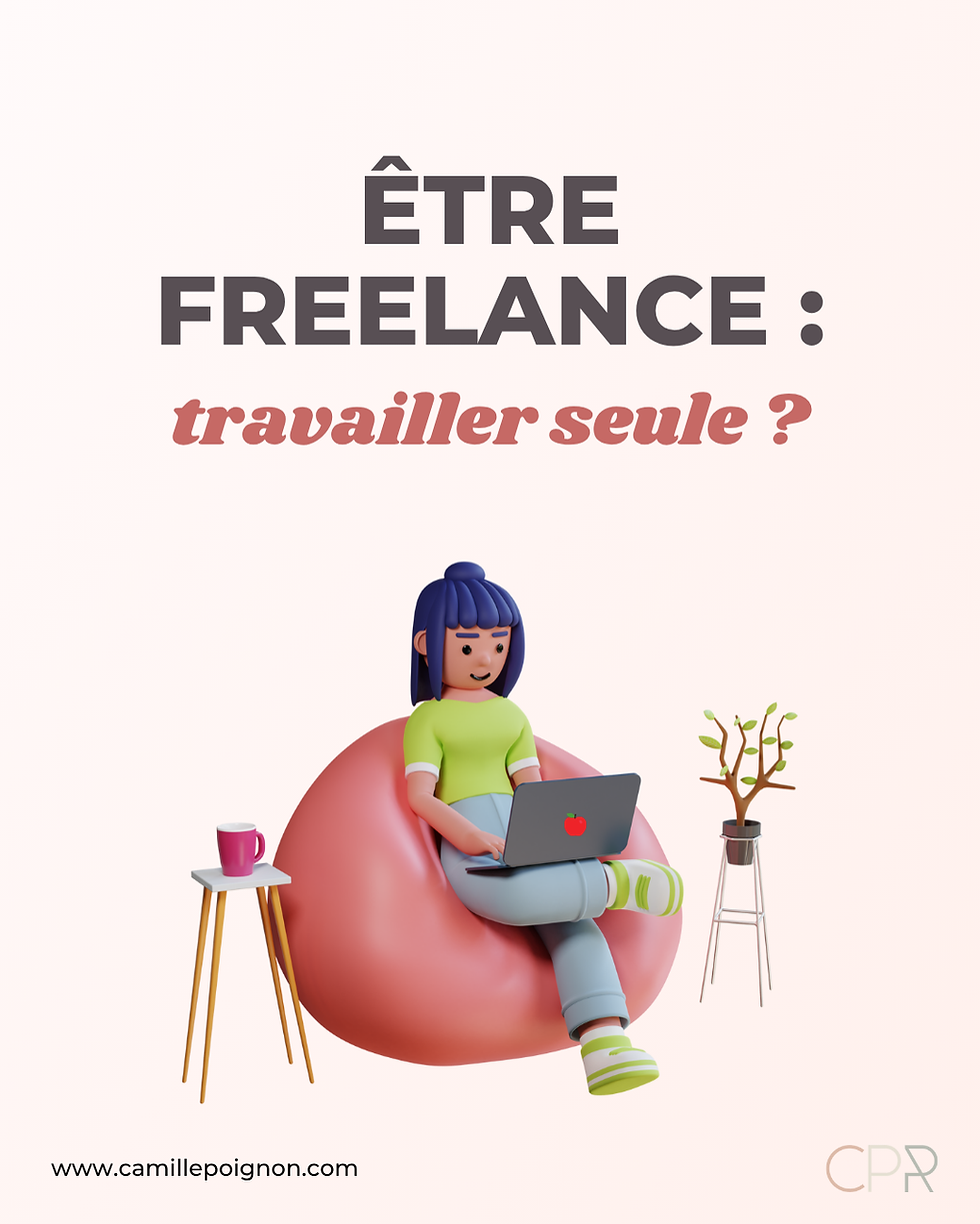 Travailler en freelance, est-ce que ça veut forcément dire qu'on est seul.e ? 