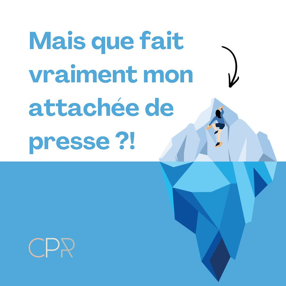 rôle attachée de presse