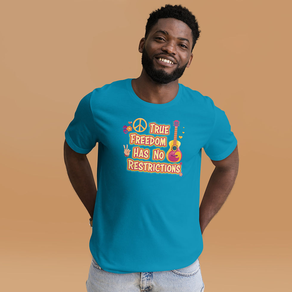 Thumbnail: True Freedom Has No Restrictions Unisex t-shirt