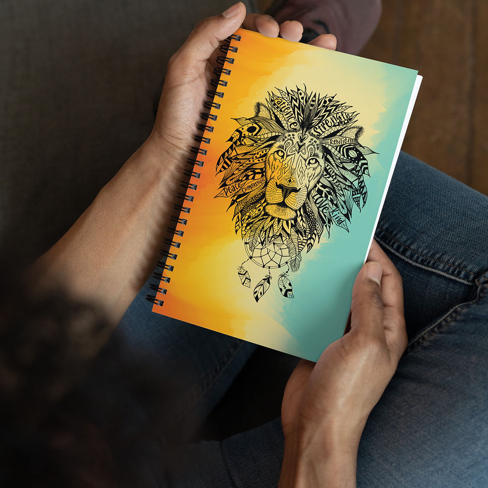 Thumbnail: Lion/Strength Spiral Journal