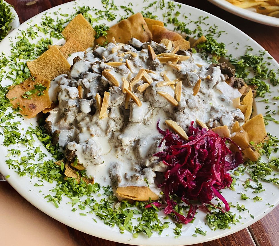 Lamb Fetti - The yogurt sauce brought the dish together